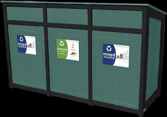 EasyCare™ Triple 40 Gallon Waste Enclosure