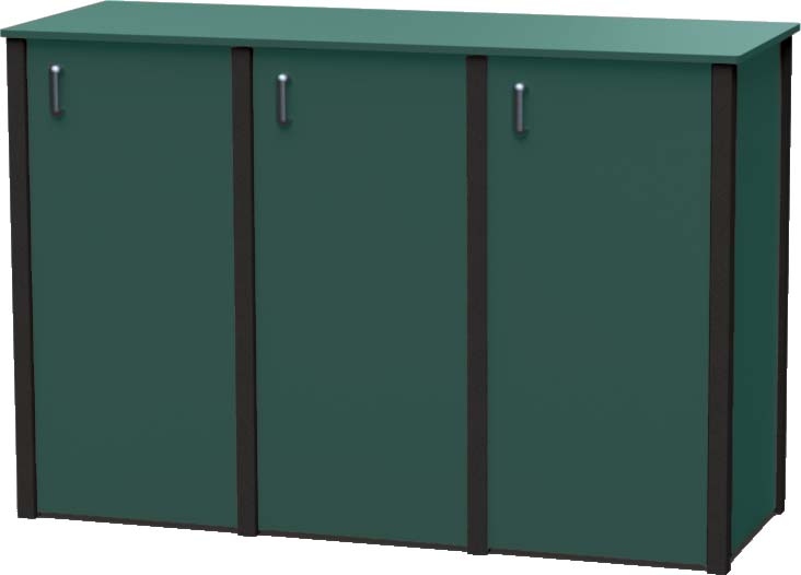 easycare brunswick service station with green panels