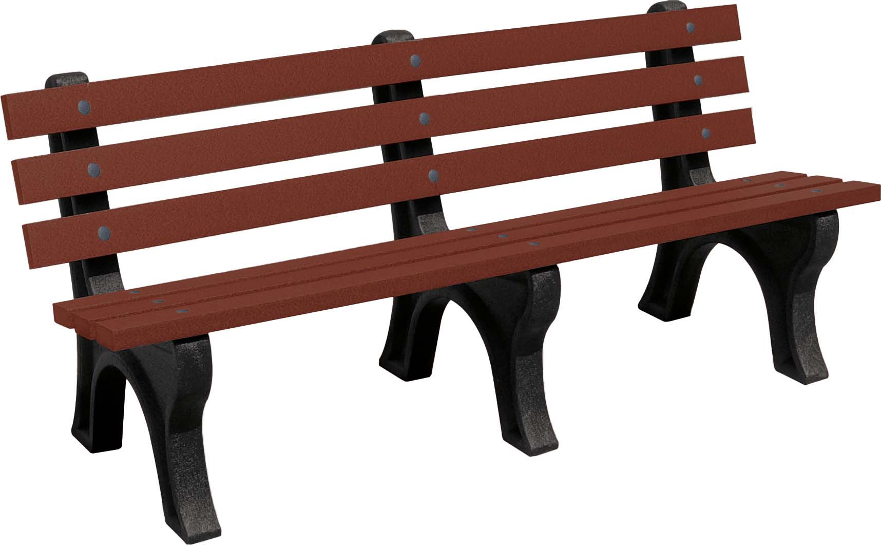 easycare park style bench with cherrywood panels