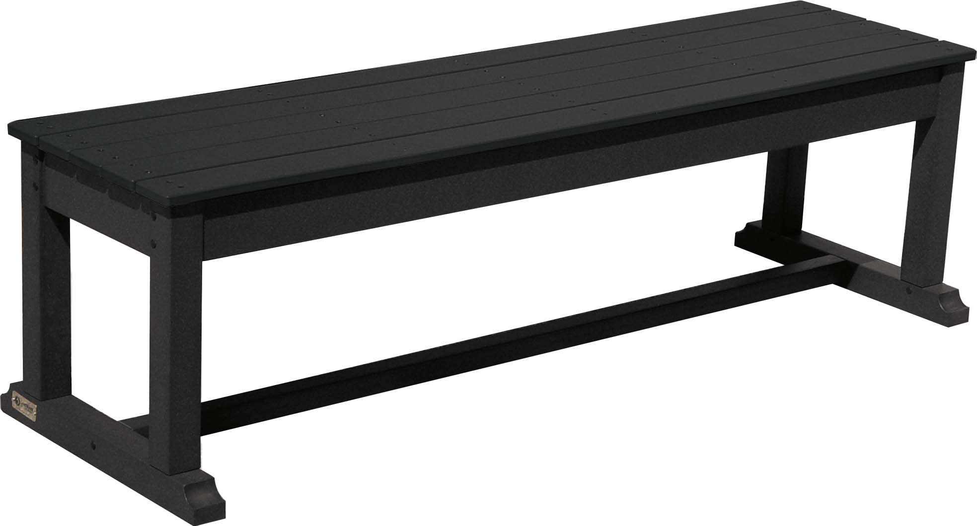 easycare old world princeton bench with black