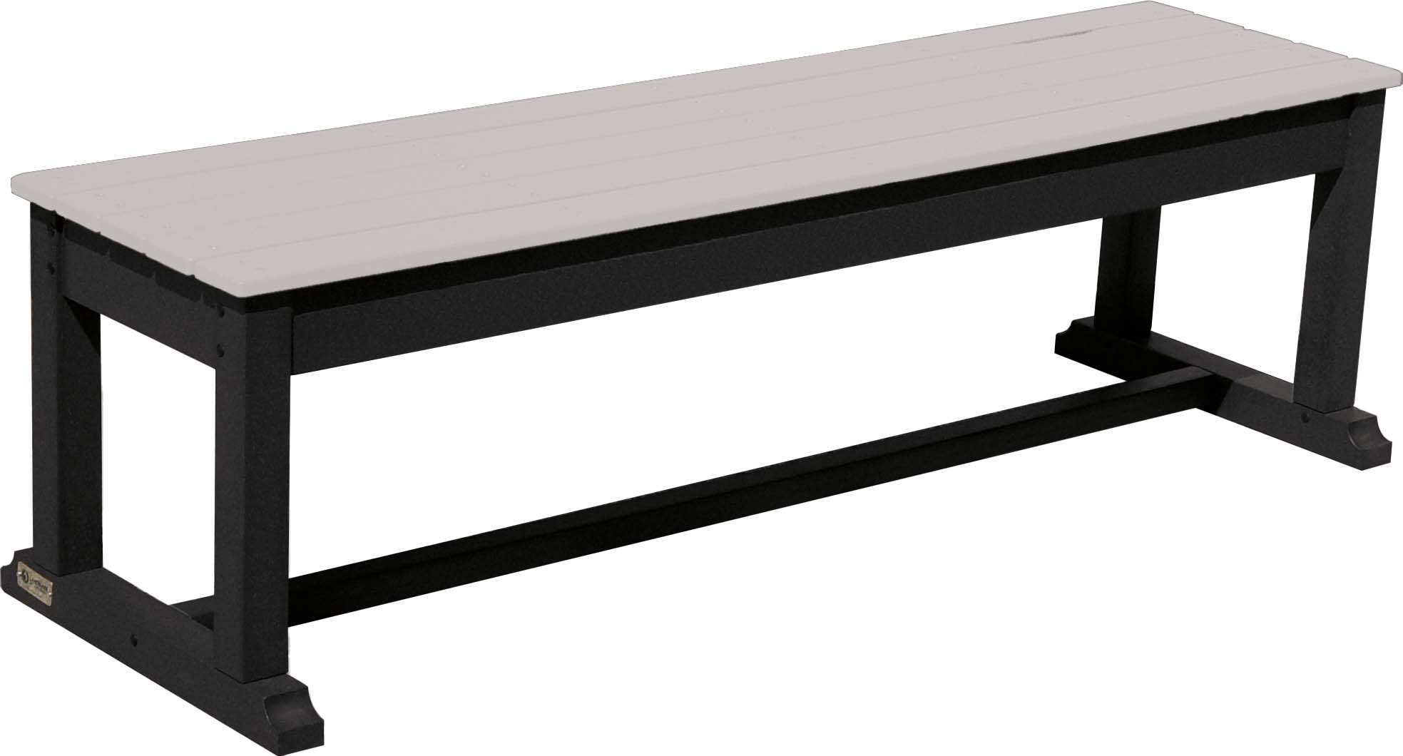 easycare old world princeton bench with white panels