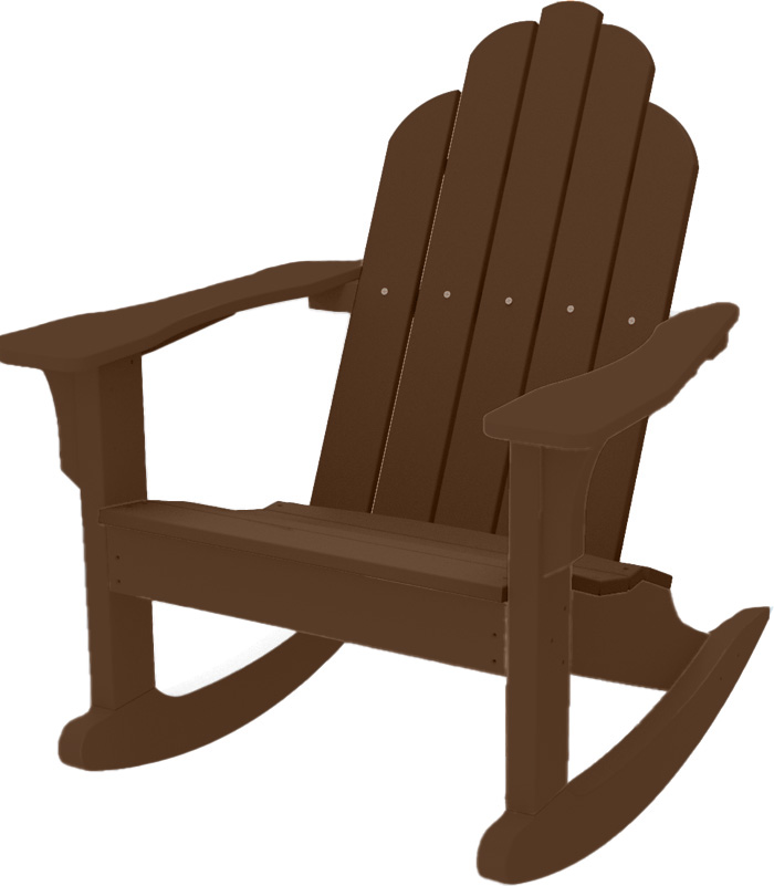 easycare classic adirondack chair with tudor brown frame
