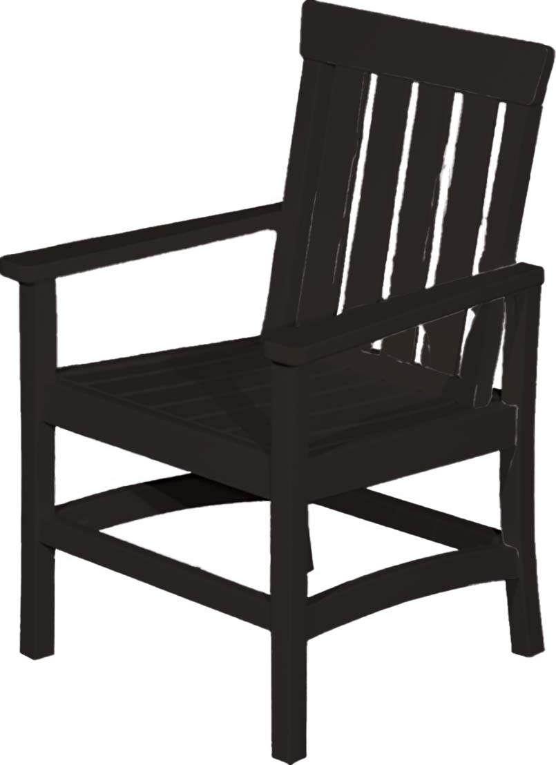 easycare hampton dining chair with black frame