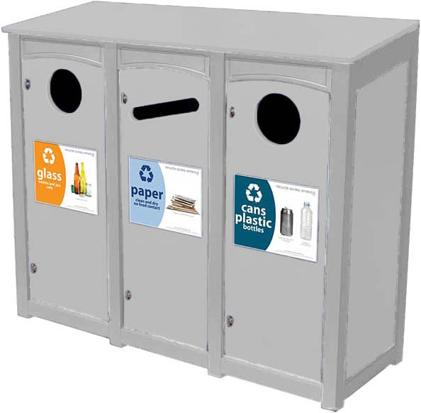 easycare square recyling bin