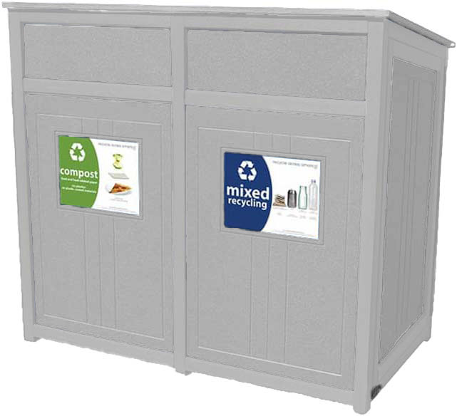 easycare square recyling bin