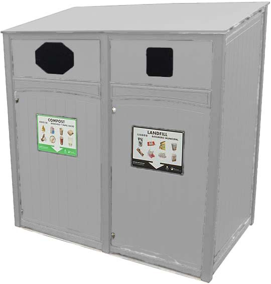 easycare roll cart recycling bin