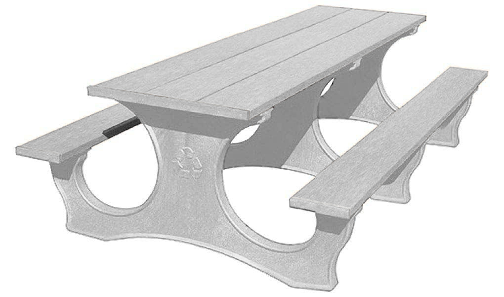 easycare recycled plastic picnic table